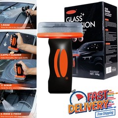 Automotive Oil Film Cleaner Car Windshield Oil Film Remover w/ Brush Head