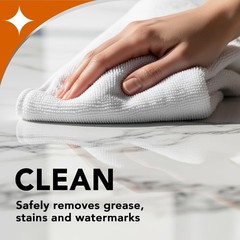 Granite and Stone Cleaner 3-in-1, Removes Grease, Stains & Watermarks, Streak…