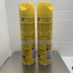 (2) PLEDGE Beautify It Orange Enhancing Wood Polish 9.7 oz.