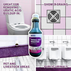 Urinal Salt Remover Concentrate Pipe Safe Rust Scale Odor Control Uratic