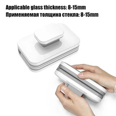 Glass Wiper Wash Magnetic Window Double Sided Cleaning Brush Household Magnetic