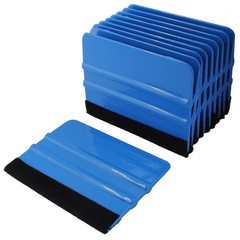 Zorfeter 10 Pcs 4 Inch Felt Edge Squeegee, Car Vinyl Scraper Decal Applicator…