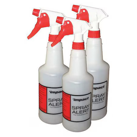 Impact Products 5024Ss-As005 Trigger Spray Bottle, 24Oz, 11″H, White, Pk3