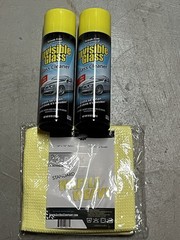Stoner 91164 Invisible Glass Cleaner Premium Aerosol Spray 2 19oz+Microfibers