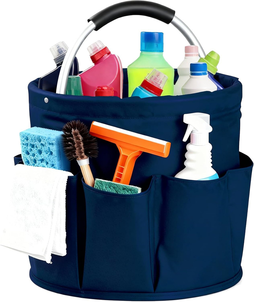 Cleaning Caddy with Handle, for Cleaning Supplies Organizer Bucket | Foldable St
