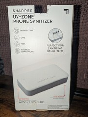 Sharper Image UV-Zone Phone Sanitizer Disinfect