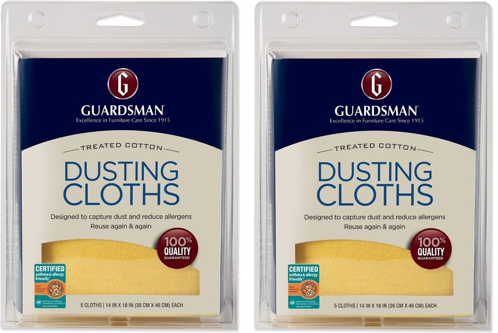 Guardsman 462700 5 pack Ultimate Cotton Reusable Lint Free Dusting Cloths (2)