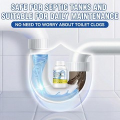 Powerful Drain Clog Remover, 260g Pipeline Dredging Agent & Drain Cleaner Fas…