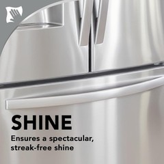 Stainless Steel Cleaner Wipes 30 Count Removes Dirt Grime Grease No Streaks