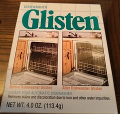Glisten Dishwasher Cleaner 4 oz Lemon Fresh Original 1986 Packaging unopened