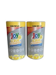 2 New Joy Lemon Scent Scrub Powder 15 Oz Cleanser Discontinued Cleaning Product