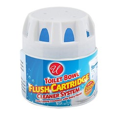 Toilet Bowl Flush Cartridge Cleaner System Lasts Up To 2000 Flushes (Pack of 2)