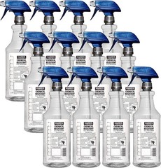 3 Pack 32 Oz Chemical Resistant Spray Bottles Professional Cleaning Water