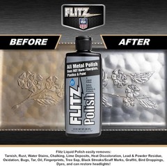 Flitz Multi Purpose Metal Polish Liquid – 3.4oz Bottle of USA-Made Tarnish Remov