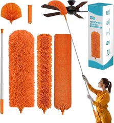 7-Piece Telescoping Microfiber Duster Set – Efficient Cleaning for High Spaces