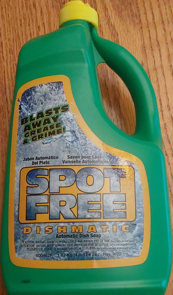 Spot Free Automatic Dish Soap Liquid 4 lb 64 oz Biodegradable Cruelty-Free USA