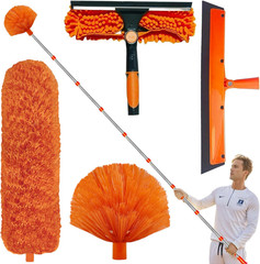 20+ Feet High Reach Duster Kit with 3-14 Ft Extension Pole // High Ceiling Dusti