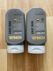 KOHLER K-23725-NA Cast Iron Cleaner, for Kitchen and Bathroom (2) – 8 Oz Bottles