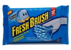 NOS Scrubbing Bubbles Fresh Brush Flushable Refills Citrus Action 12 Ct New binO