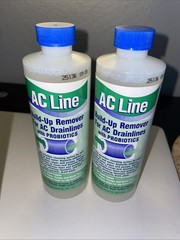 2 PACK AC Line Build-up Remover 6 Month Supply For AC Drainlines With Probiotic