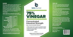 75% Pure Vinegar – Concentrated Industrial Grade 32oz