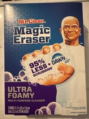Mr. Clean Magic Eraser 5 Pack Ultra Foamy All Purpose Cleaner + Dawn