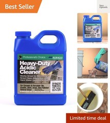 Heavy-Duty Acidic Cleaner & Rust Stain Remover, Quart | Removes grout haze, h…