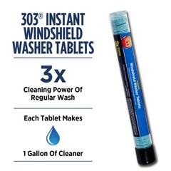303 (230395) Products Automotive Instant Windshield Washer – 3x Cleaning Powe…