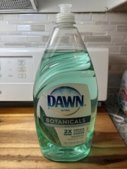 Dawn Ultra Botanicals Aloe Water Scent Dishwashing Soap 40 fl oz HTF