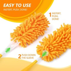 Reusable Duster Refill with Swiffer Duster Kit – Pet Heavy Duty Duster Refill…