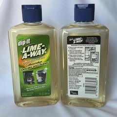 Dip-It Lime-A-Way Coffeemaker Descaler Cleaner 7oz Lot of 2 Bottles New