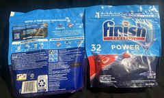 Finish Power 12.9oz Automatic Dishwasher Detergent 32 Tabs Lot of 2