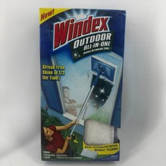 Windex Outdoor All-In-One Glass Cleaning Tool Starter Kit NEW & SEALED!