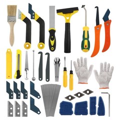 43 Pack Grout Removal Tool Kit, Tile Grout Cleaning & Caulk Remover Set with …