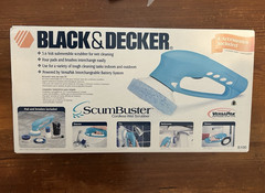 BLACK+DECKER ScumBuster S100 Cordless Wet Scrub Brush – BRAND NEW- 4 pc