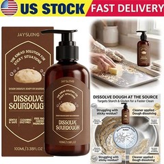 Dough Cleaner Soap for Sourdough,Enzyme Powered Dissolve Cleaning for Kitchen