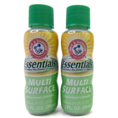 Lot Of 2 Arm & Hammer Essentials Multi Surface Cleaner Refills 1.2 Fl Oz Each