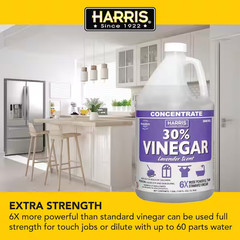 Harris 30% Vinegar All-Purpose Cleaner Concentrate Lavender Scent 128 oz