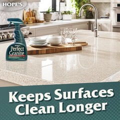 HOPE’S Perfect Granite & Marble Countertop Cleaner Refill, Stain Remover and …