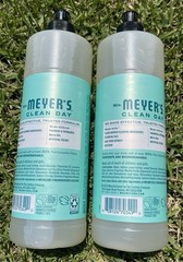 (2) Mrs Meyers Dish Soap New Limited Edition Mint Scent FAST Ship