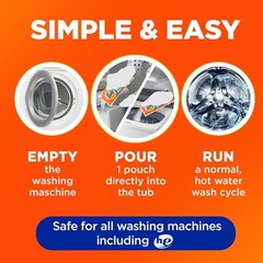Washing Machine Cleaner by Tide, Washer Machine Cleaner with Oxi 7 Count Fresh