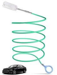 Upgraded Auto Sunroof Drain Cleaning Tool,78 Inch Flexible Drain Brush Long Pipe