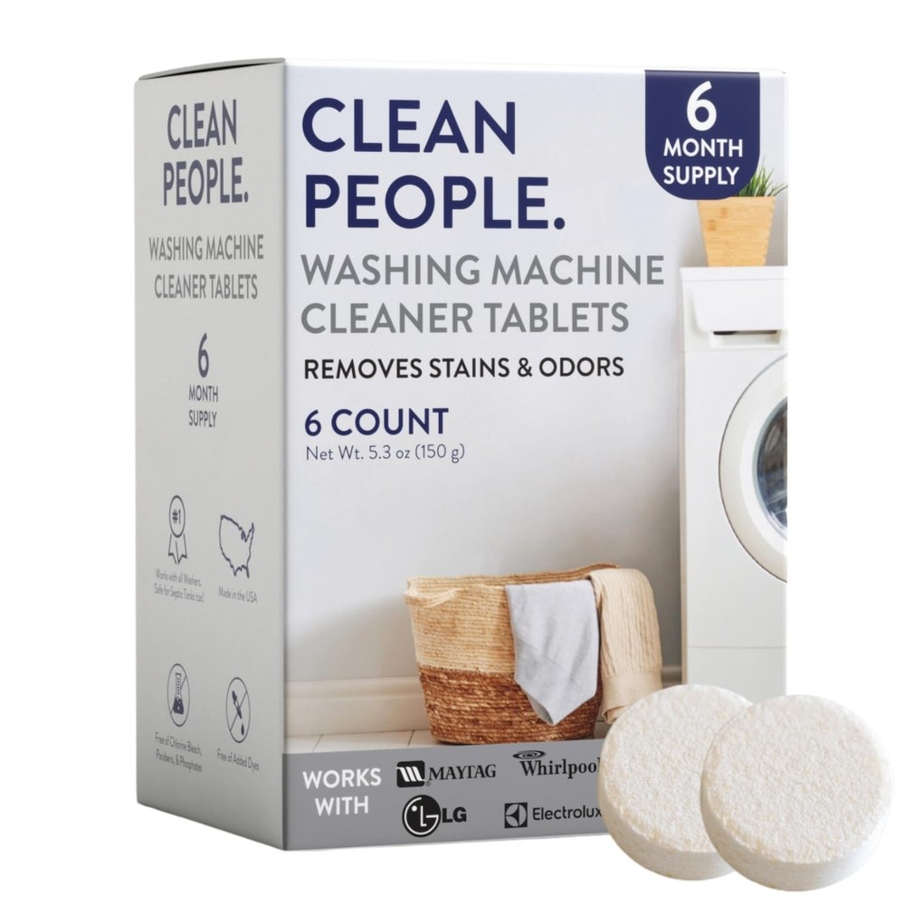 Clean People Washing Machine Cleaner – Eco Friendly Washer Machine Cleaner Table