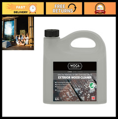Exterior Wood Cleaner 2.5L for Decks, Siding & Furniture – Removes Dirt & Green