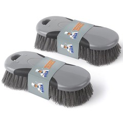 Multi Purpose Heavy Duty Scrub Brush Cleaning Hand Tool Pack Of 2