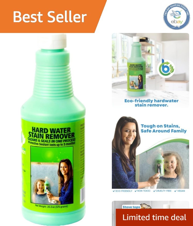 Effective 20.3oz Bioclean Hard Water Stain Remover – Eliminates Rust and Stains