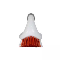 6 in Heavy Duty Scrub Brush Stiff Bristle Iron Handle Grout Cleaning Tool
