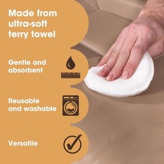 Luxury Leather Care Applicator Sponges | 2 Reusable Microfiber Pads Included