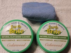 Earth Brite Natural Clay-Based Cleaner 2 pc 7oz. Cedarwood