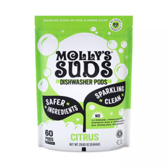 Molly’s Suds Dishwasher Detergent Pods Citrus 60 pods – 29.63 oz (0.84 kg)